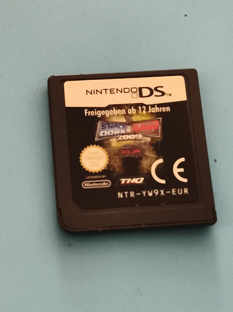 Cartouche Nintendo DS SmackDown vs Raw 2009 jeu officiel THQ