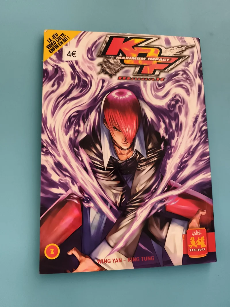 Manga KOF Maximum Impact BD Hero Iori Yagami jeu vidéo Wing Yan