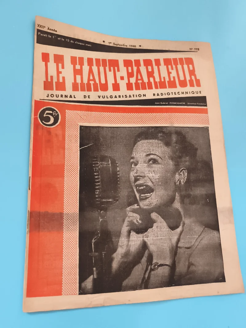 Magazine Le Haut-Parleur 1946 radiotechnique presse ancienne France