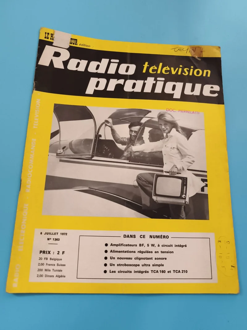 Magazine Radio télévision pratique juillet 1972 électronique rétro