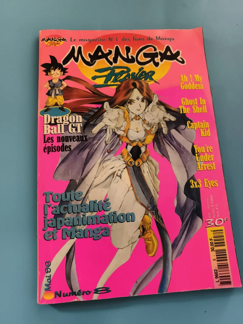 Magazine Manga Power n°8 Dragon Ball GT Ah My Goddess Japanimation