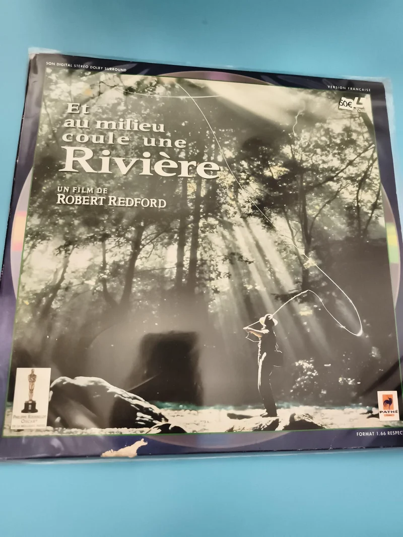 Laserdisc Et au milieu coule une rivière film Robert Redford Pathé VF