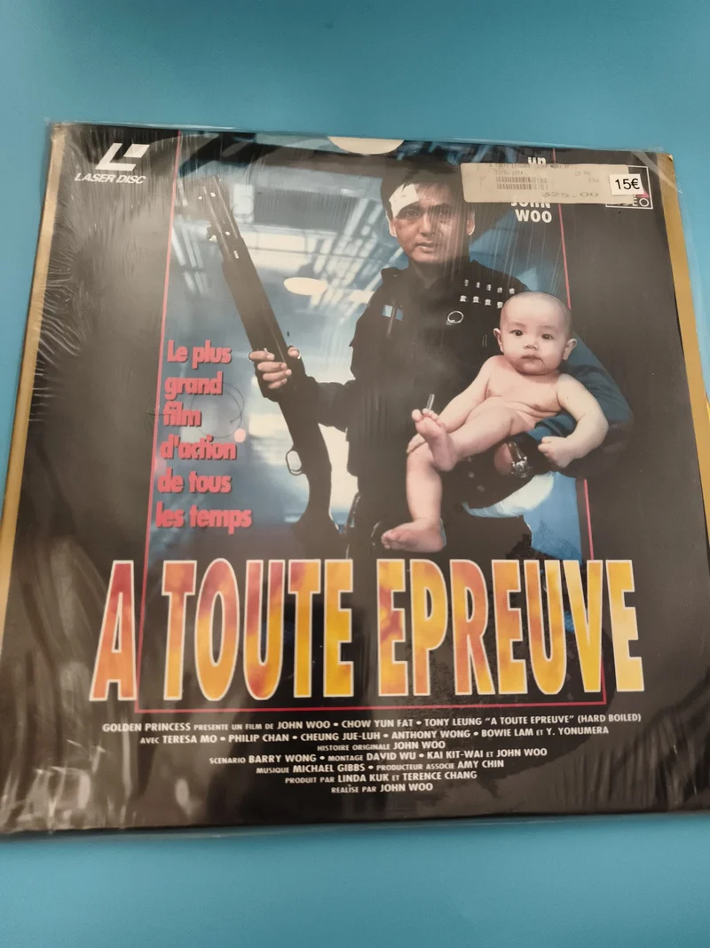 Laserdisc A Toute Epreuve film John Woo édition française action