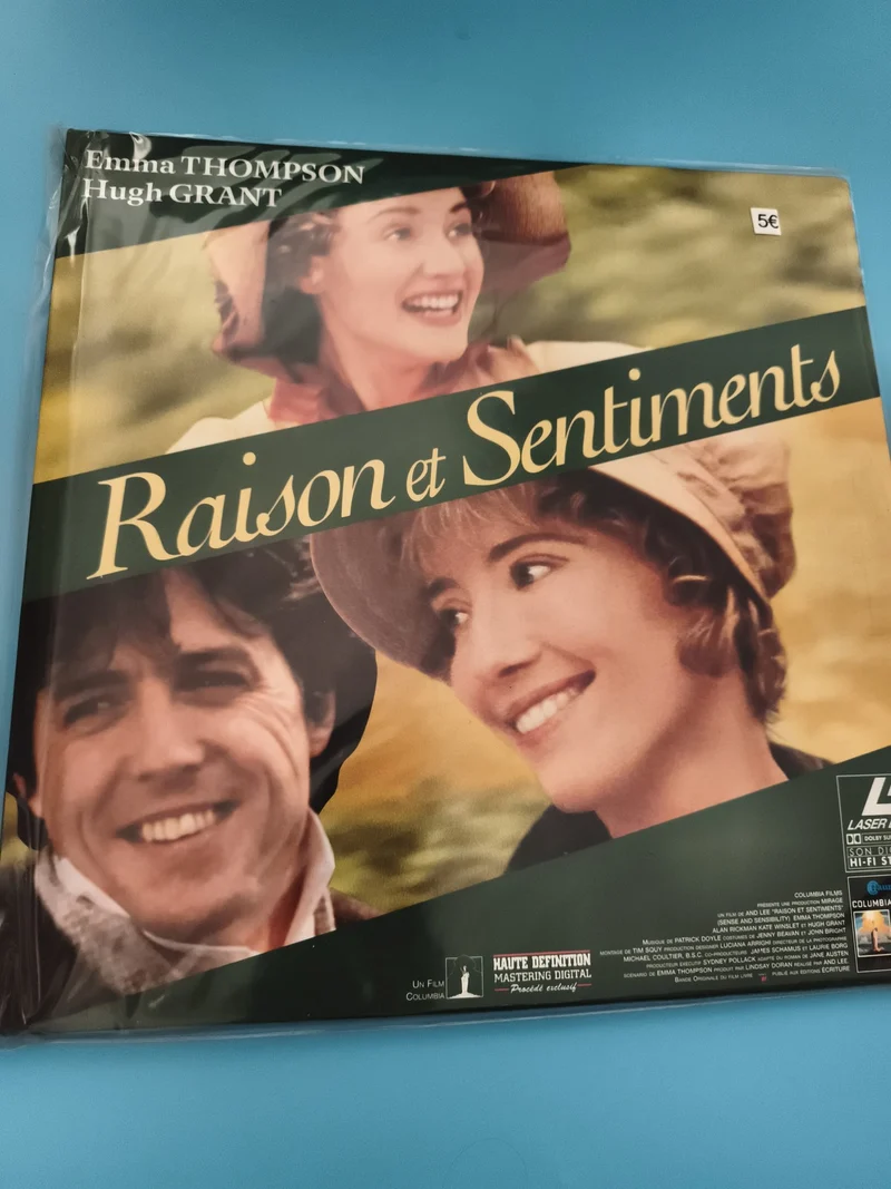Laserdisc Raison et Sentiments film Emma Thompson Hugh Grant Columbia VF