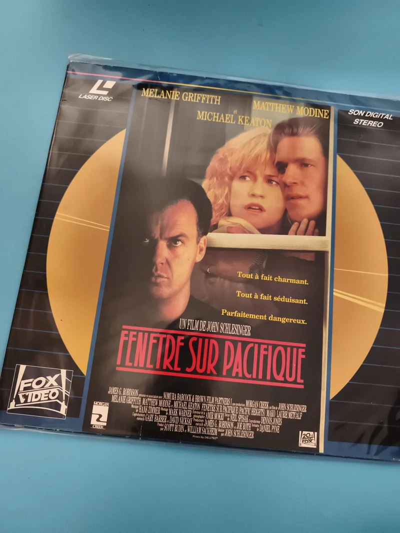 Laserdisc Fenêtre sur Pacifique Fox Video Mélanie Griffith Michael Keaton