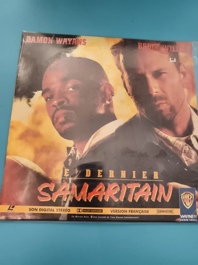 Laserdisc Le Dernier Samaritain Warner Bros FR Damon Wayans Bruce Willis