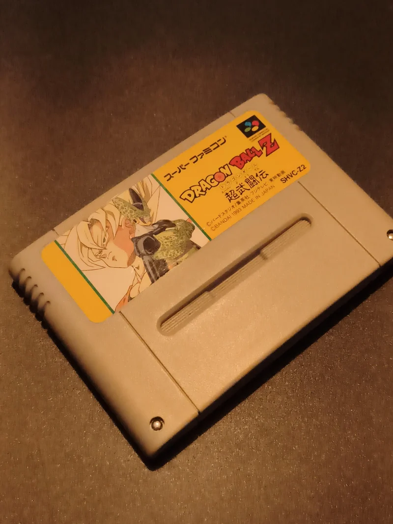Cartouche Super Famicom Dragon Ball Z SHVC-Z2 Bandai jeu vidéo Japon