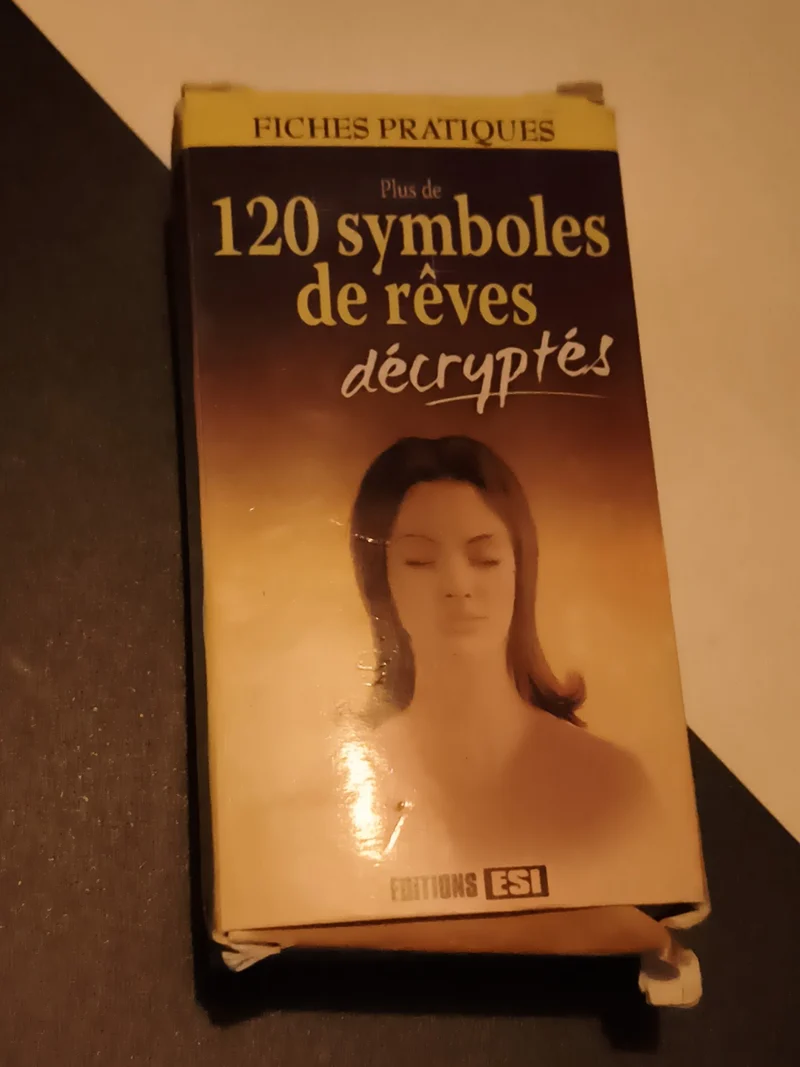 Jeu de cartes 120 symboles de rêves décryptés ESI interprétation tarot onirique