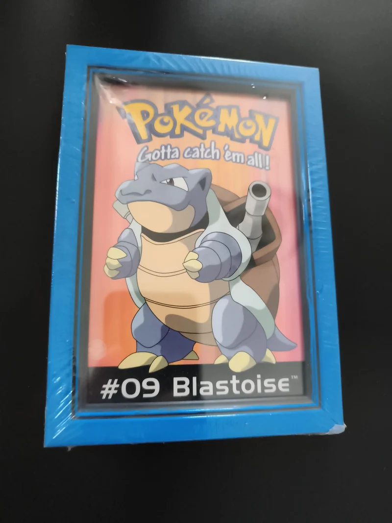 Cadre décoratif Pokémon Blastoise bleu #09, illustration sous blister