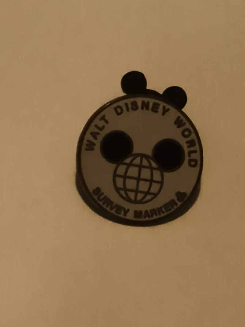 Pin's Walt Disney World Survey Marker Mickey, badge Tokyo Disney
