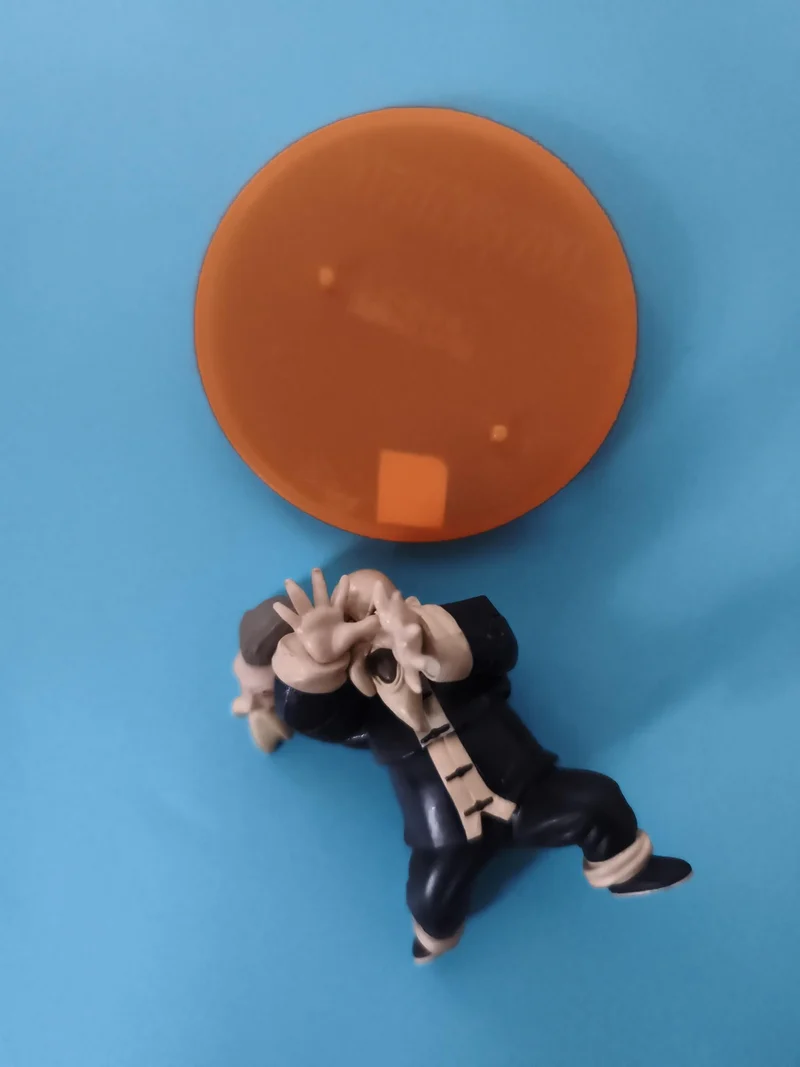 Figurine Dragon Ball Z Gashapon Kame Sennin support rond orange
