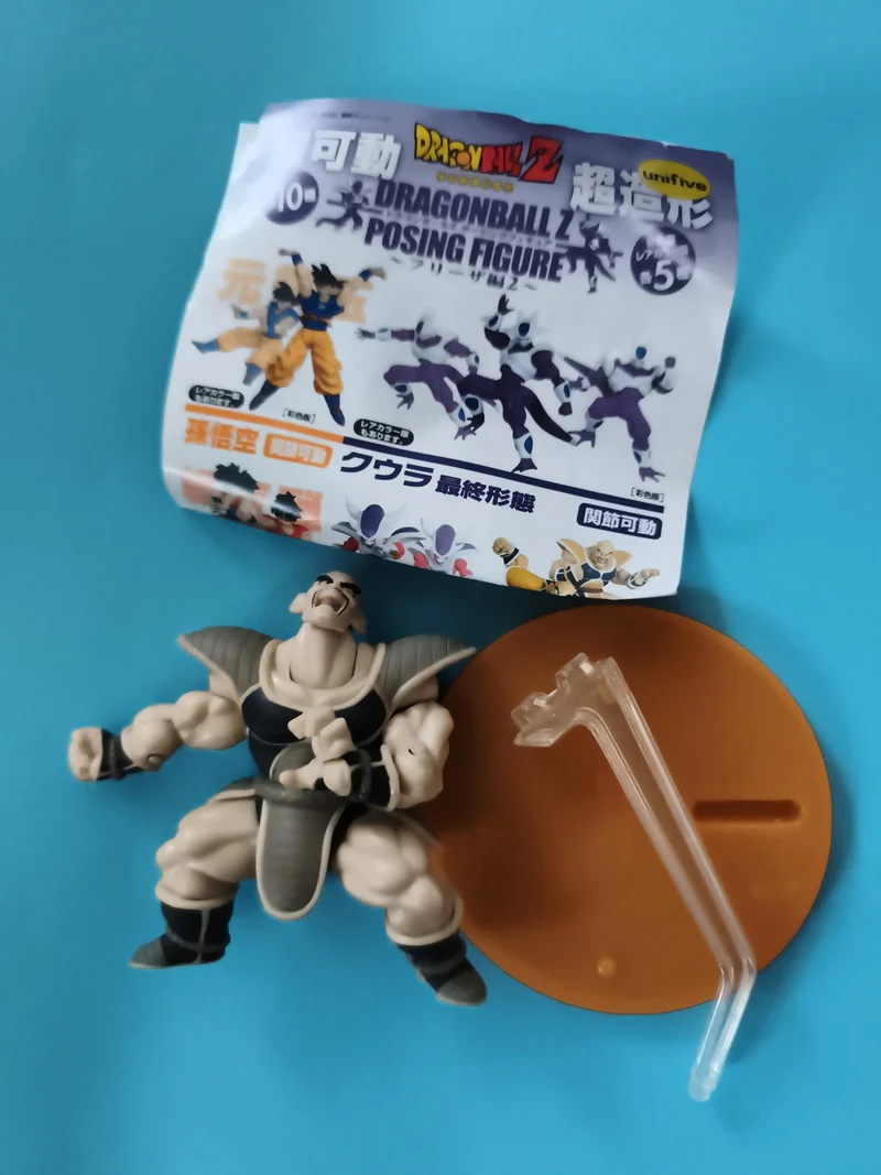 Figurine articulée Dragon Ball Z Unifive Gashapon Nappa socle marron