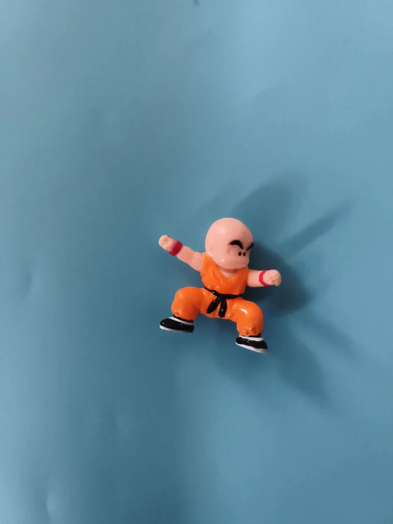 Figurine Krillin Dragon Ball Z Gashapon orange articulée personnage DBZ
