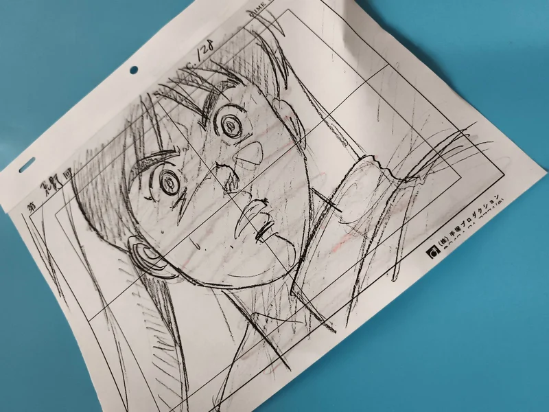 Dessin original manga animation layout visage expressif Japon