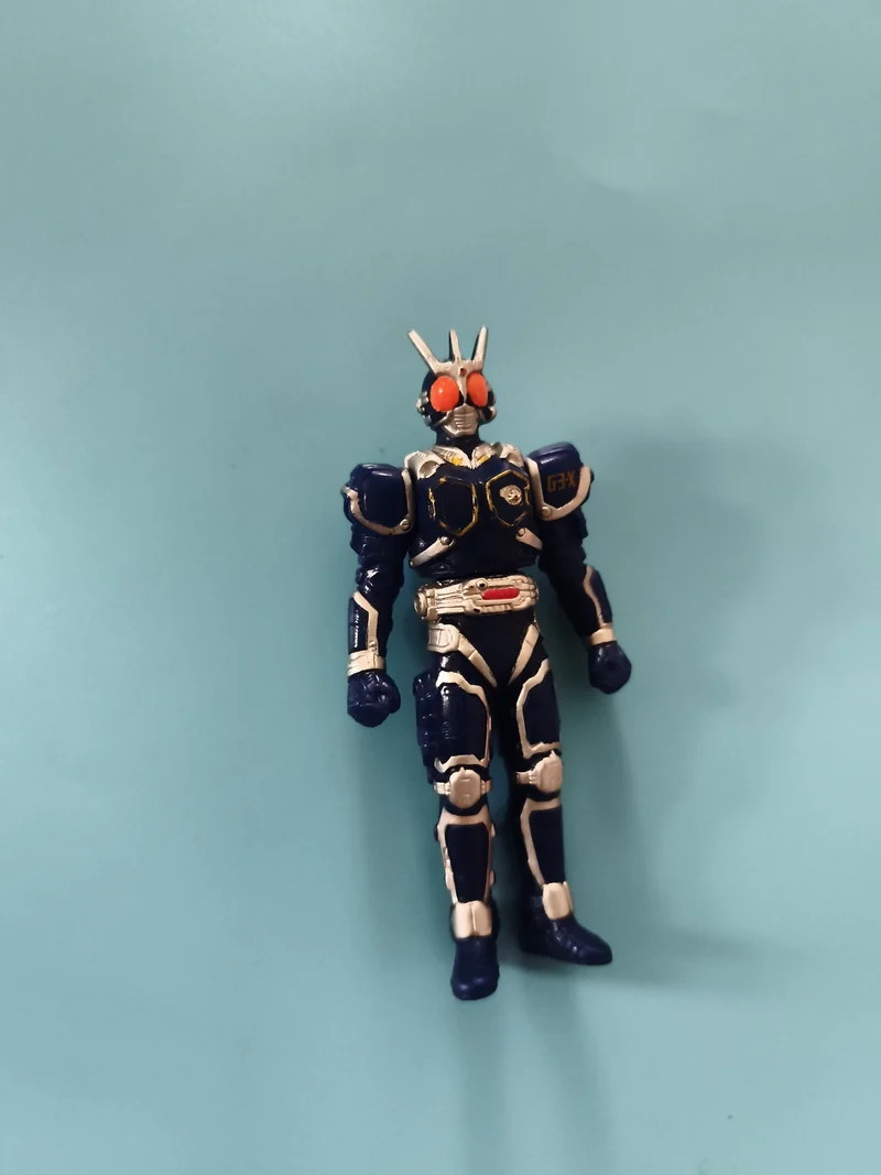 Figurine Kamen Rider G3X bleu métal armure, style Sentai Ultraman tokusatsu