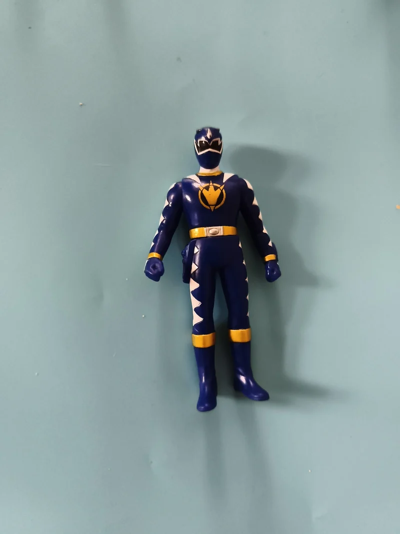 Figurine Power Ranger bleu Dino Thunder costume articulé Ultraman Sentai