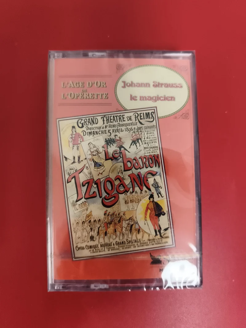 Cassette audio Le baron Tzigane Johann Strauss neuve blister opérette K7