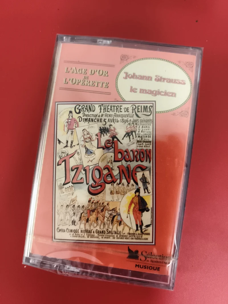 Cassette audio Le Baron Tzigane Johann Strauss neuve operette K7 scellée