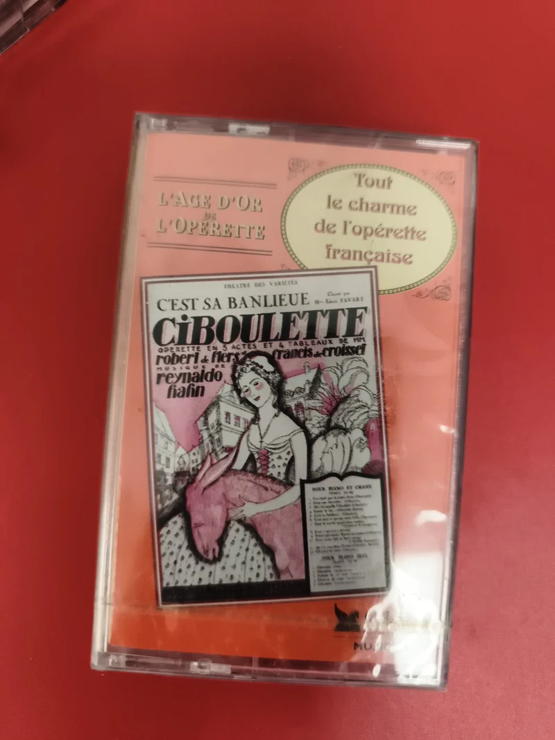 Cassette audio operette Ciboulette neuve blister L'âge d'or musique K7 française