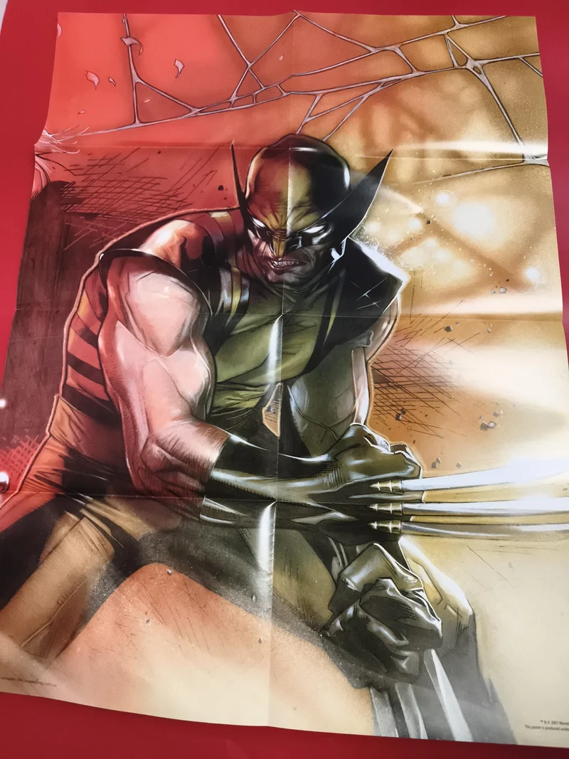 Poster officiel Wolverine Marvel art comics illustration super-héros déco murale
