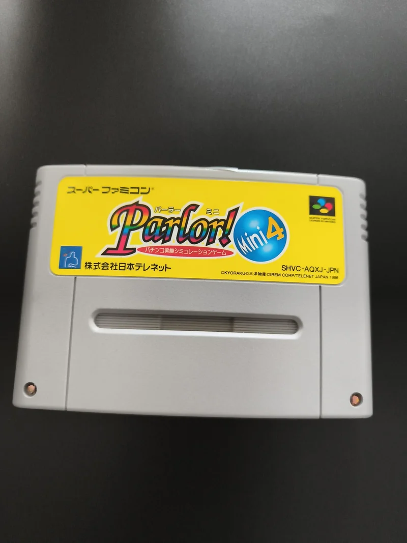 Cartouche Super Famicom Parlor Mini 4 Nintendo jeu original Japon