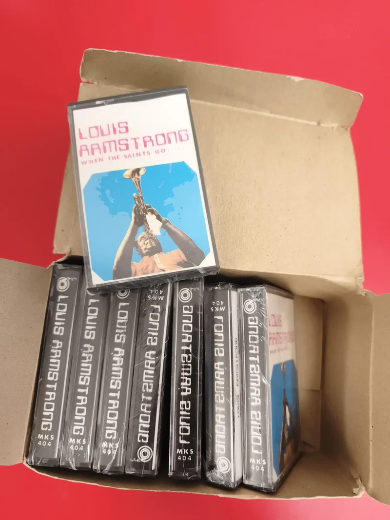 K7 audio Louis Armstrong When The Saints Go lot x6 neuf MKS 404 cassette tape