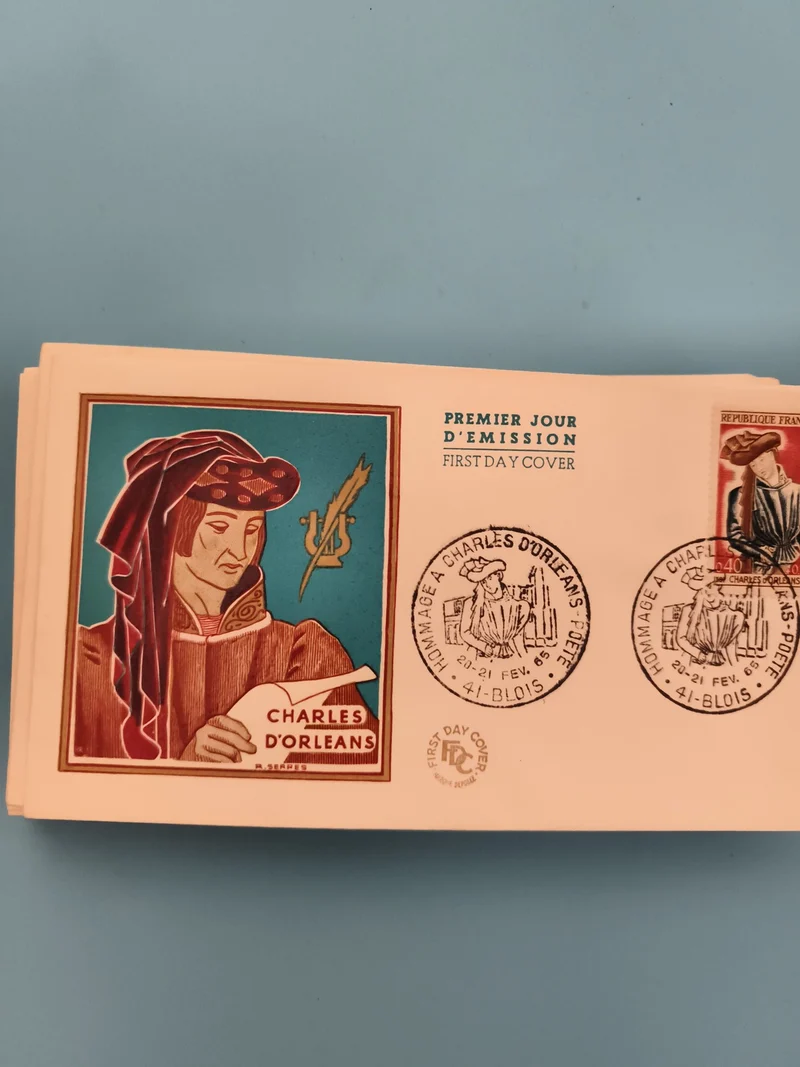 Lettre Premier Jour Charles d'Orléans FDC timbre France philatélie