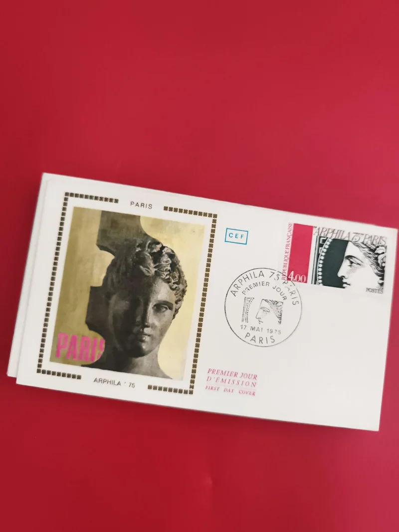 Lettre Premier Jour Arphila 75 Paris CEF timbre Marianne philatélie FDC