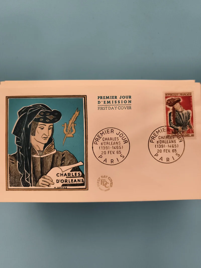 Enveloppe Premier Jour Charles d'Orléans 1965 FDC timbre France philatélie