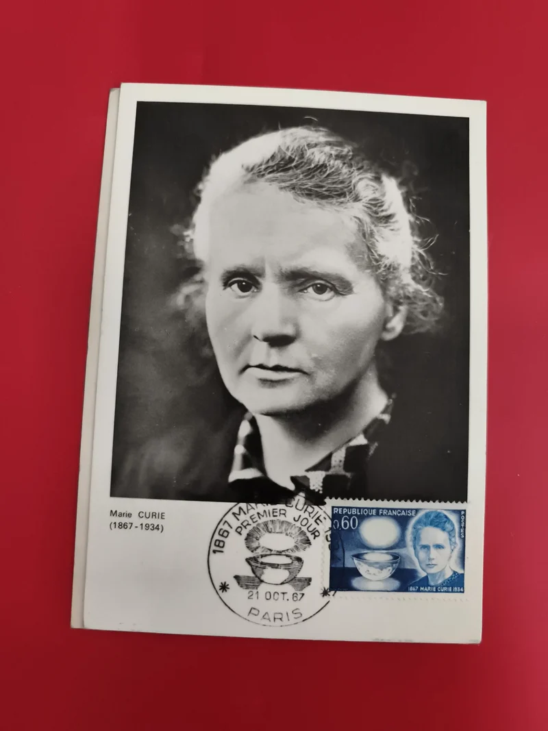 Carte Premier Jour Marie Curie 1967 timbre 0,60 F Paris philatélie