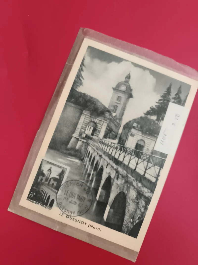 Carte Premier Jour Le Quesnoy Nord timbre 8F philatélie France
