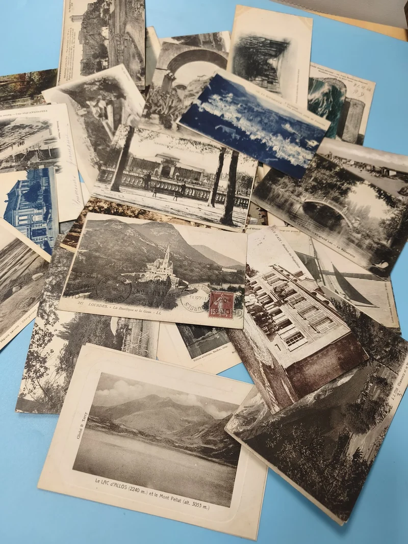 Lot cartes postales anciennes CPA divers lieux paysages monuments vintage (Ref 2