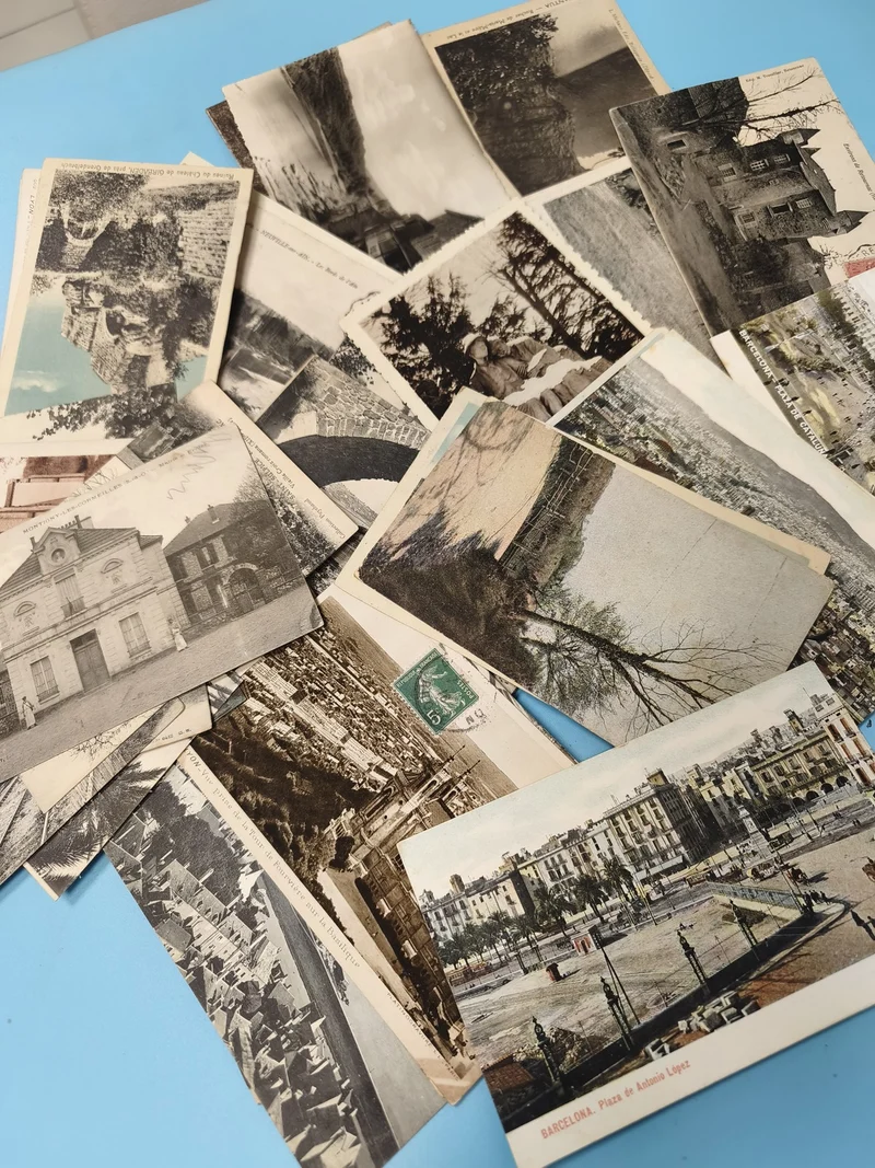 Lot cartes postales anciennes CPA divers lieux, paysages et monuments vintage