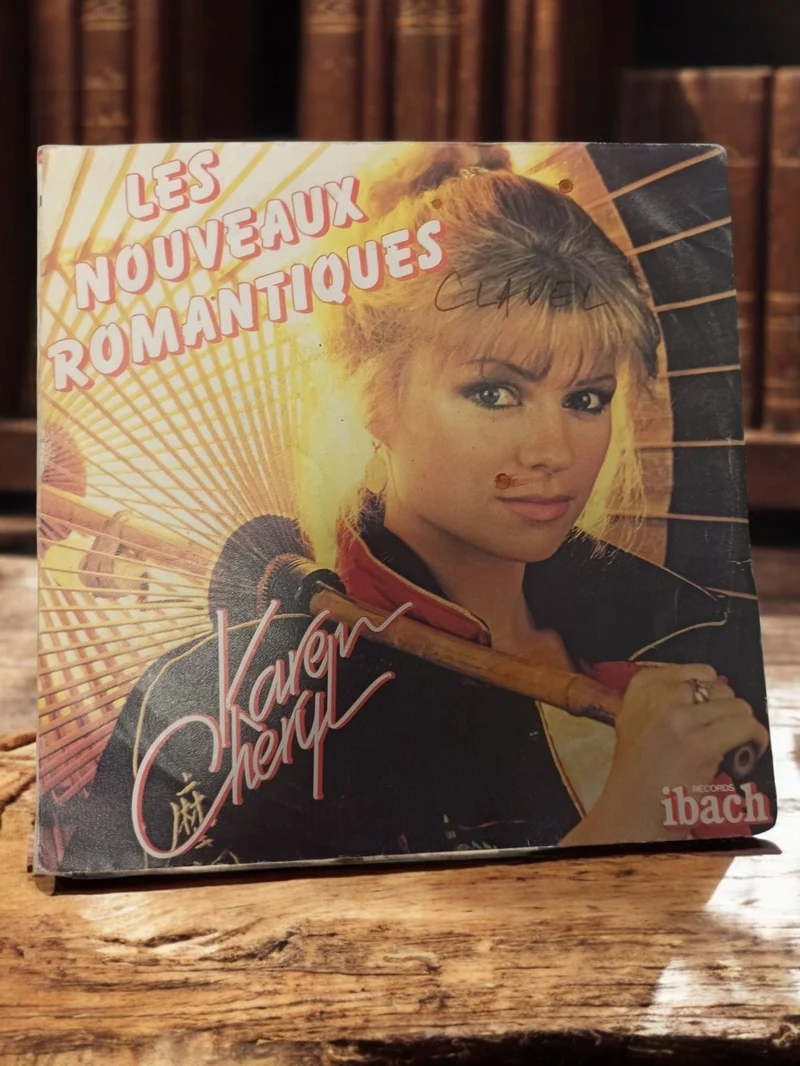 Disque vinyle 45 tours Karen Cheryl Les Nouveaux Romantiques vintage rétro Ibach