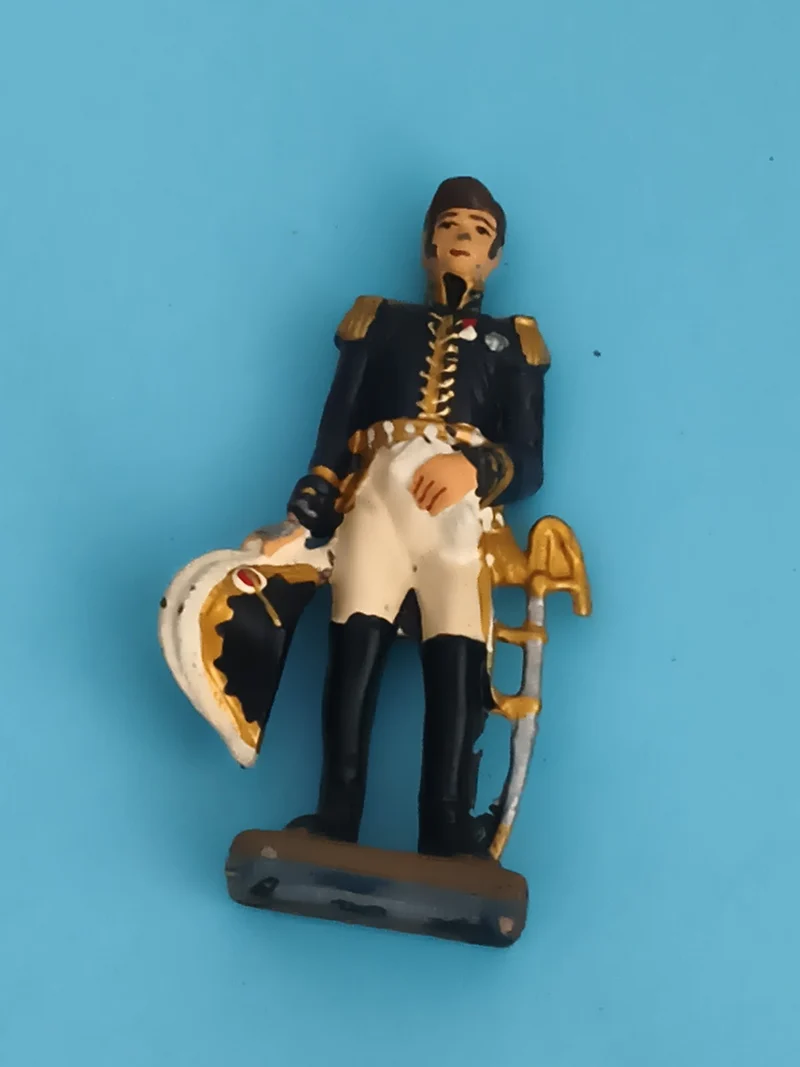 Figurine soldat ancien plomb uniforme empire officier Napoléon armée vintage