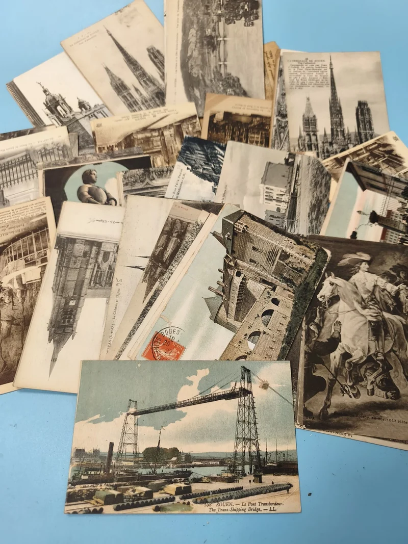 Lot cartes postales anciennes CPA divers lieux France, monuments, scènes rétro