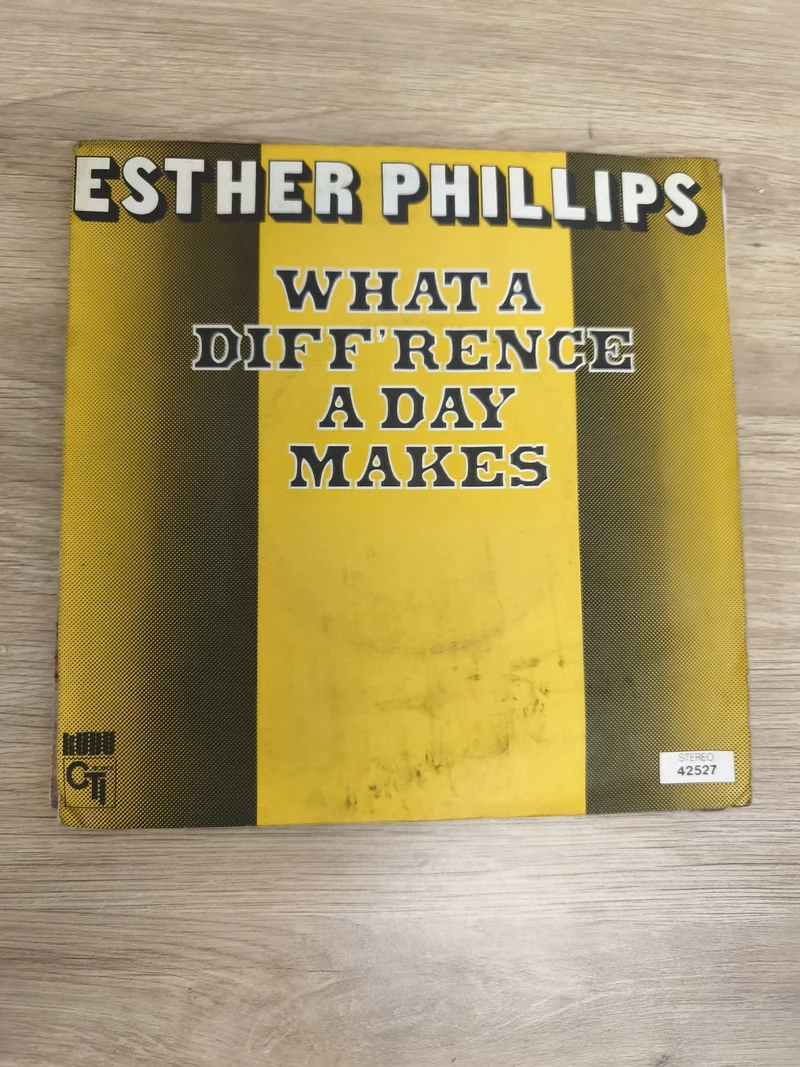 Vinyle 45 tours Esther Phillips What a Diff'rence a Day Makes pochette jaune CTI