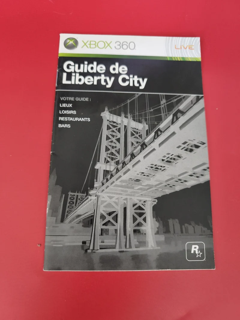 Notice guide Liberty City Xbox 360 uniquement, manuel jeu vidéo, version françai