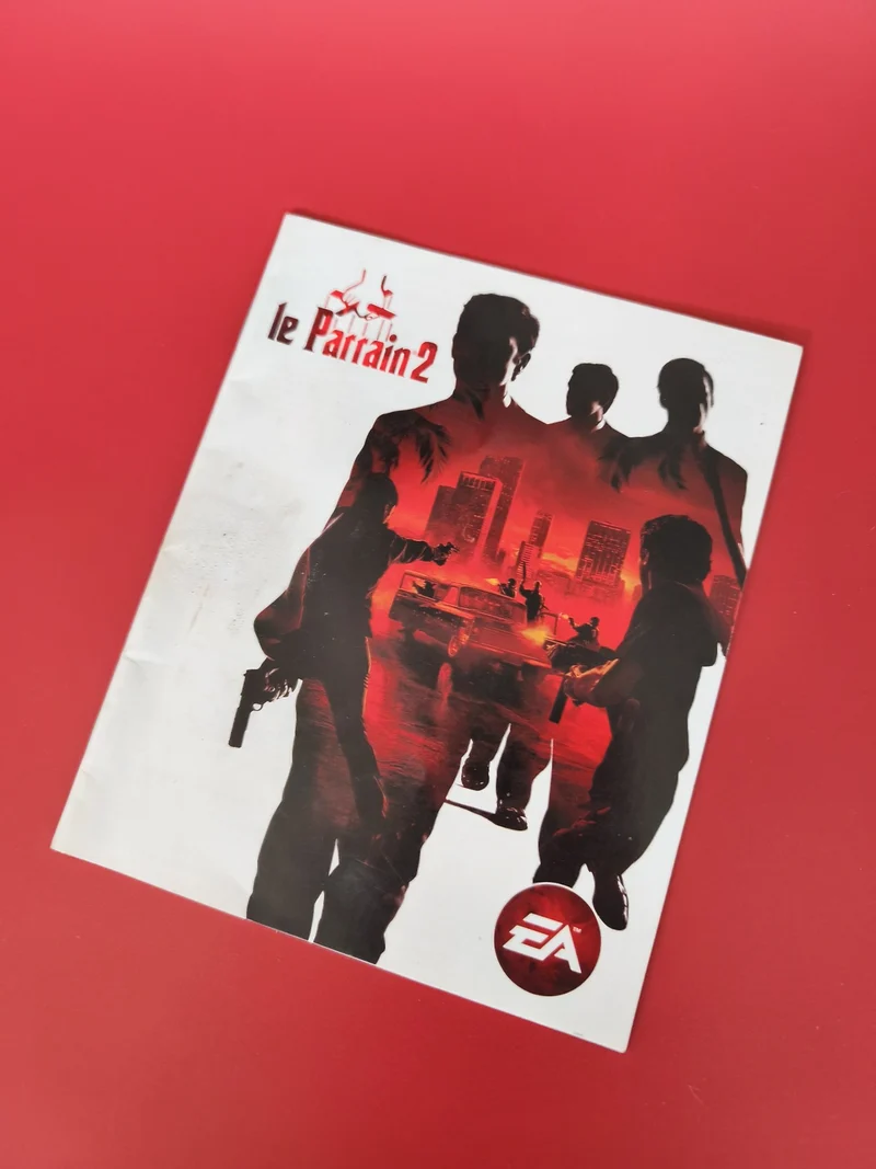 Notice originale seule pour jeu PS3 Le Parrain 2, manuel Playstation 3 français