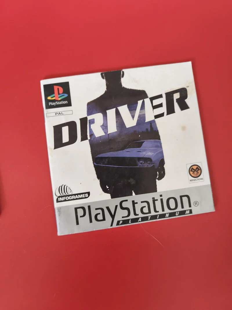 Notice officielle seule pour Driver sur PlayStation PS1, manuel d'origine jeu So