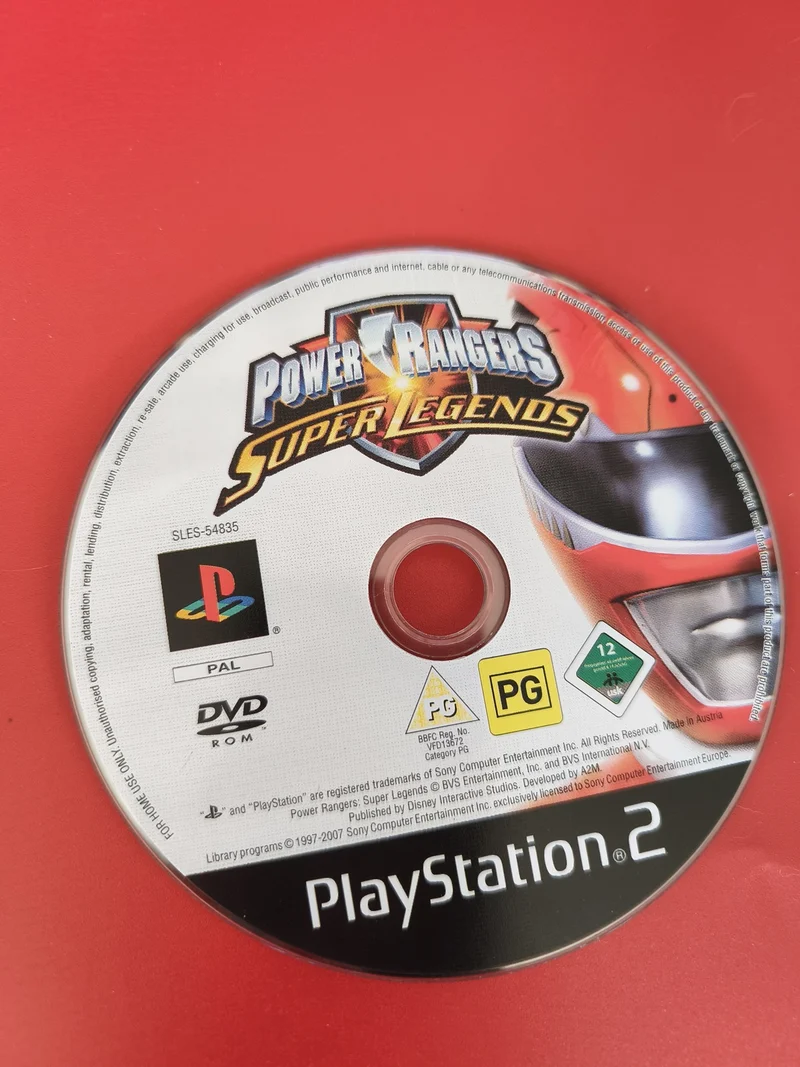 Jeu PS2 Power Rangers disque seul pour console Sony PlayStation 2 original