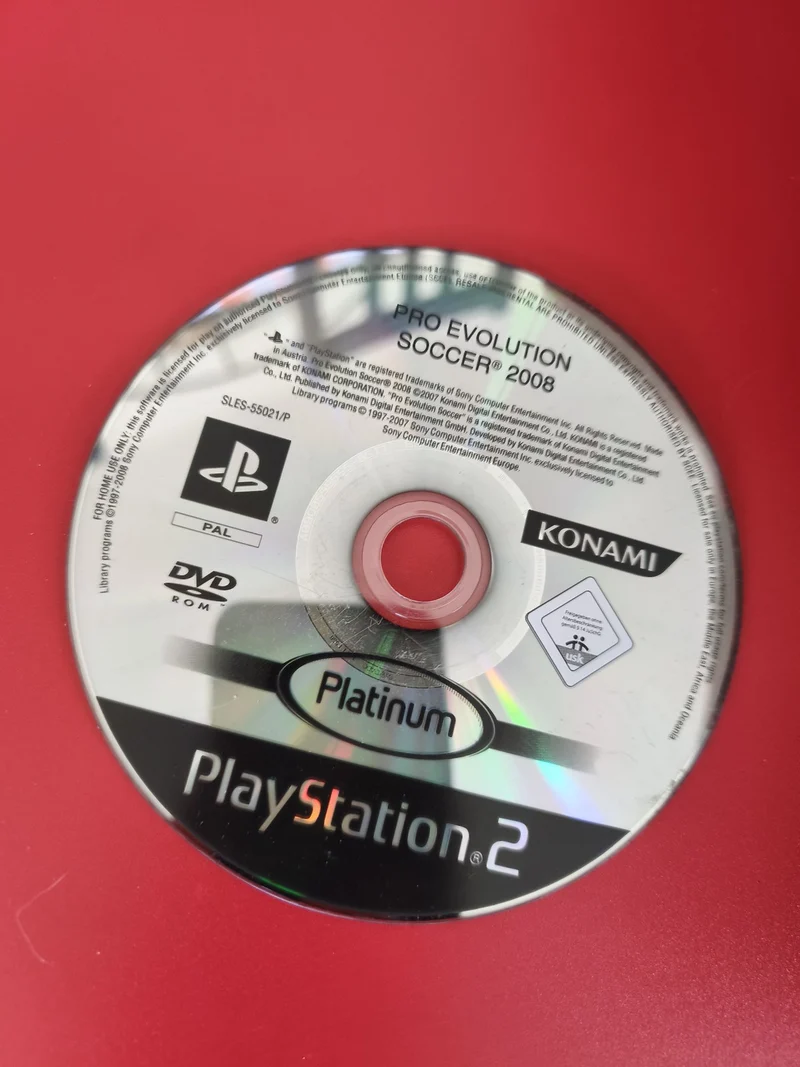 CD jeu PS2 Pro Evolution Soccer 2008 ? disque seul pour console Playstation 2