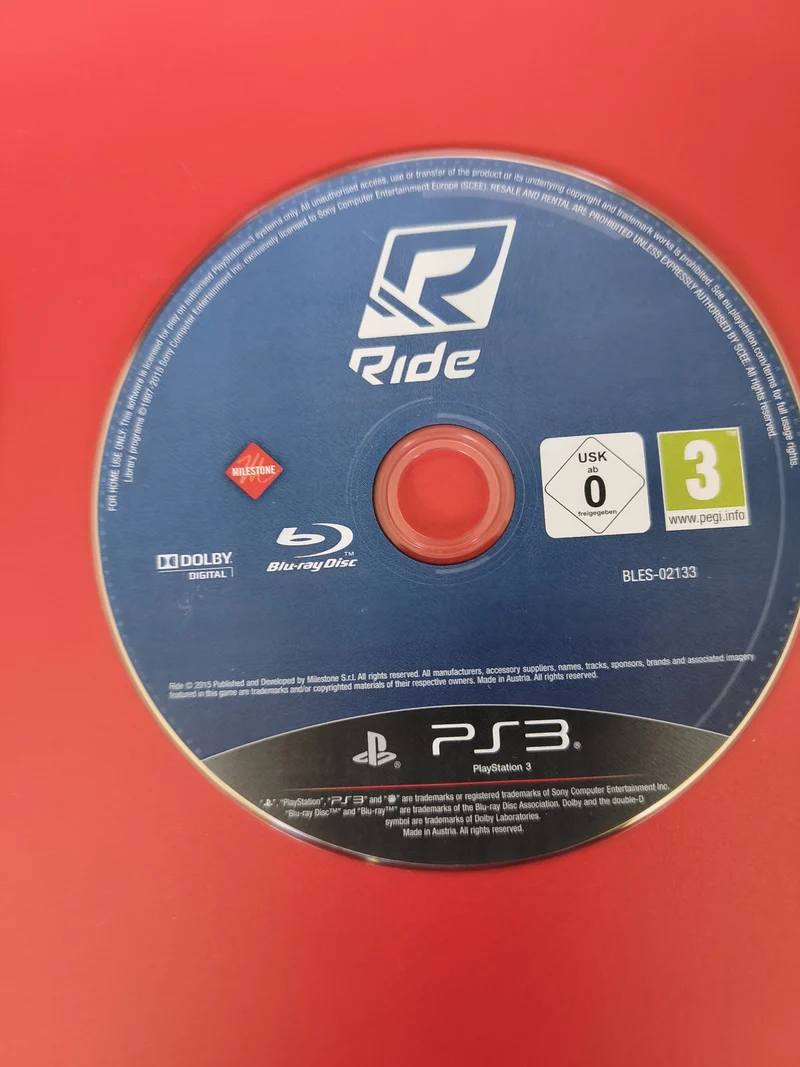 CD de jeu PS3 Ride pour PlayStation 3 - Disque seul, version originale Sony