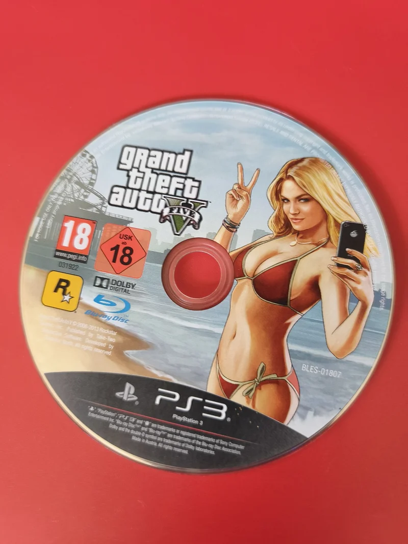 CD jeu Grand Theft Auto V pour PS3 - disque seul original Playstation 3 GTA 5
