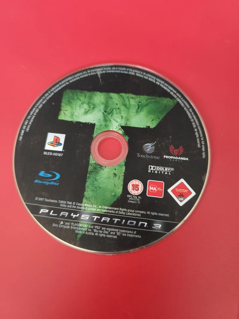 Jeu PS3 Turok ? CD seul pour console Sony Playstation 3, disque original occasio