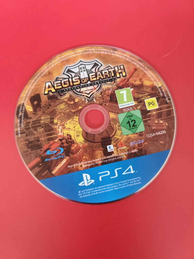 Jeu PS4 Aegis of Earth sur disque seul pour PlayStation 4, version française