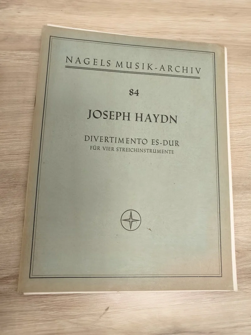 Ancien recueil partitions Haydn violon piano Nagels Musik-Archiv vintage