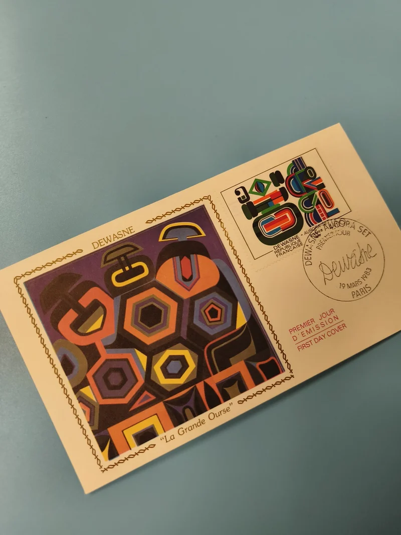 Enveloppe FDC Premier Jour d?Émission Dewasne La Grande Ourse abstrait (Ref 11)