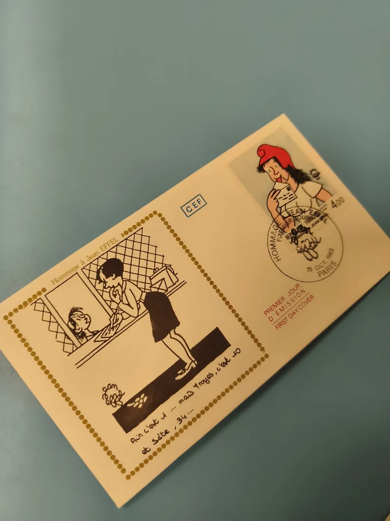 Enveloppe FDC premier jour d?émission Hommage Jean Effel illustration Marianne