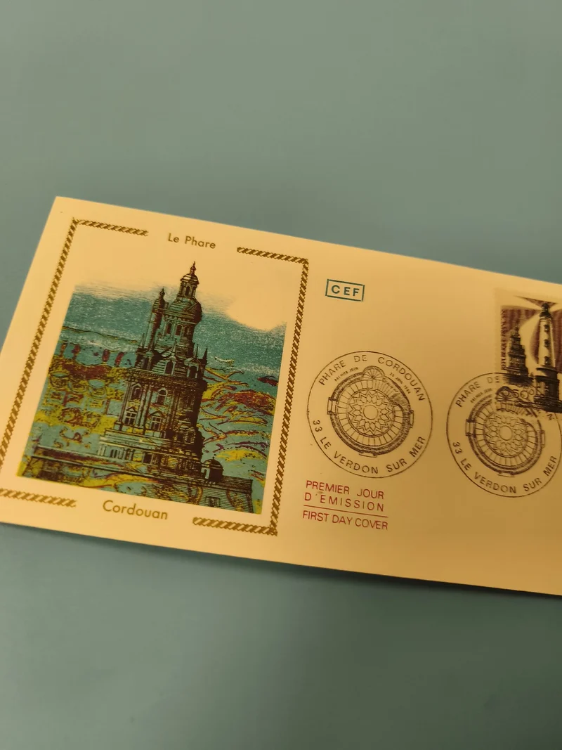 Enveloppe FDC premier jour d?émission Cordouan Phare illustration couleur (Ref 1
